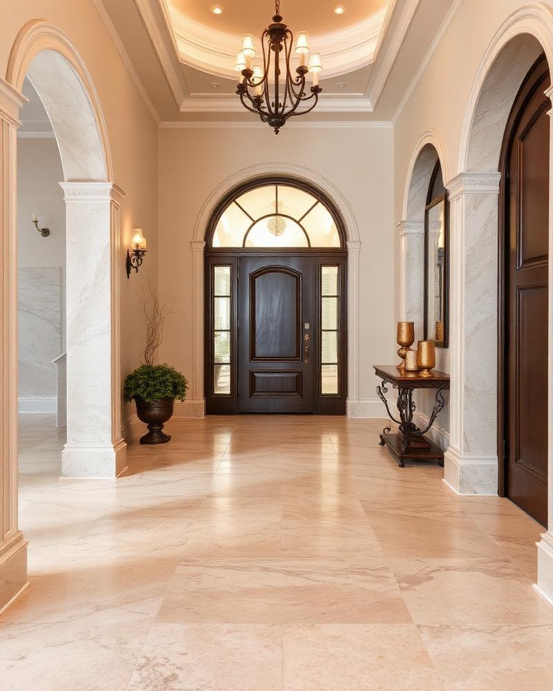 Natural Stone flooring installed by At Your Service Flooring